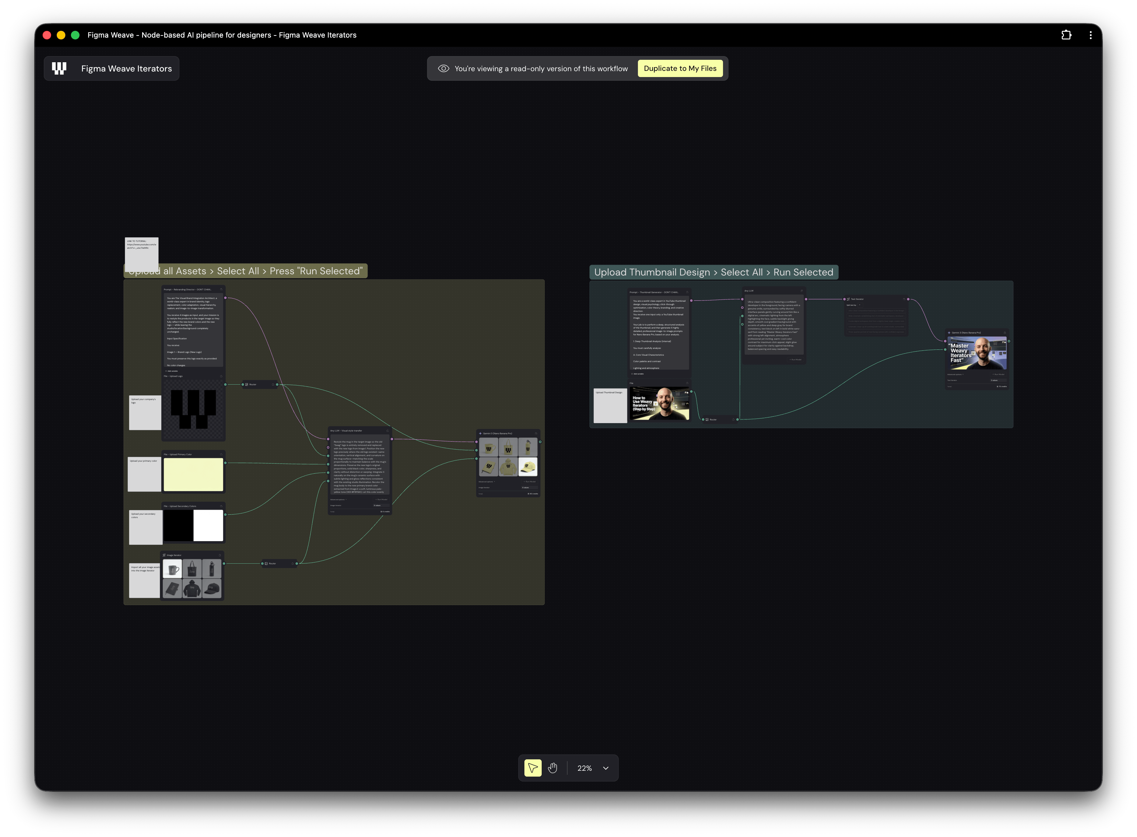Weavy Iterators – From One Giraffe to an Entire Zoo